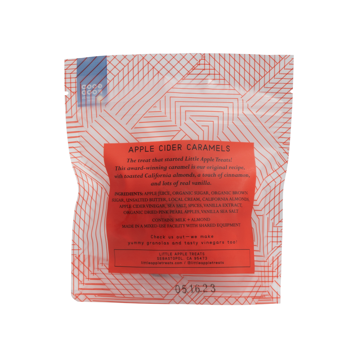 Little Apple Treats Apple Cider + Toasted Almonds Caramels at Wine and Eggs Wine + Eggs