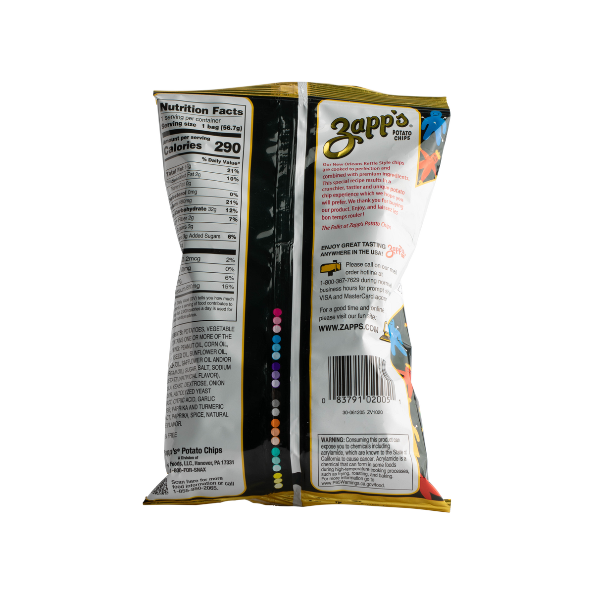 Zapp's Voodoo Chips at Wine and Eggs Wine + Eggs