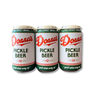 Donna's Pickle Beer 12 ounces 6 pack cans