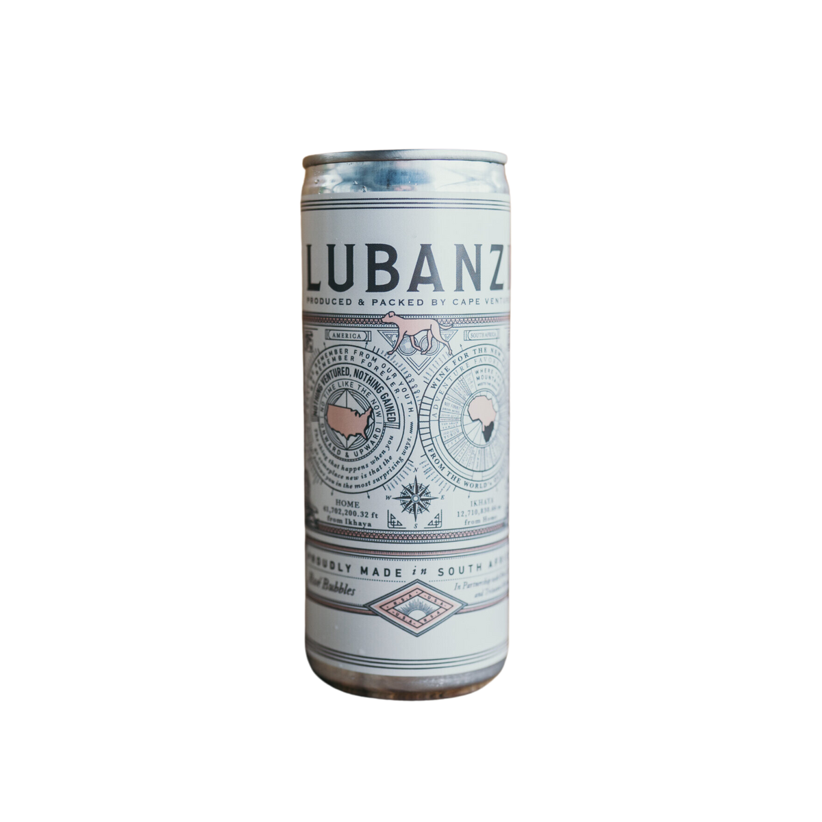 Lubanzi Sparkling Rose 250mL Can at Wine and Eggs – Wine + Eggs